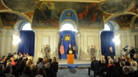 Governor Andrew Cuomo speaks at his inauguration