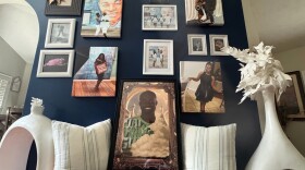 A framed photo of Fernando Clark, who died in Montgomery County Jail in 2024, sits in the living room of his sister's home in Montgomery, Ala., Wednesday, Oct. 8, 2025. (AP Photo/Safiyah Riddle)
