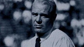 Bump Elliott in 1961. He was the head coach of the University of Michigan Football team before Bo Schembechler.