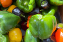 A variety of peppers. (Kathy Gunst/Here & Now)