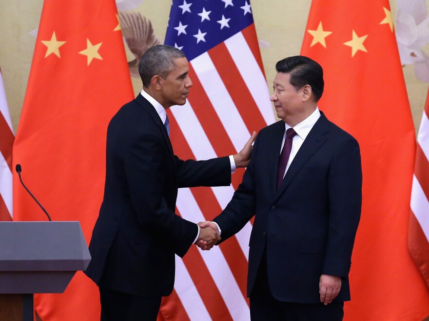 President Obama met with Chinese President Xi Jinping during a 2014 state visit to Beijing.