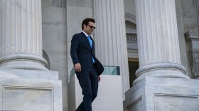 Rep. Matt Gaetz leaves after a vote on Capitol Hill in Washington