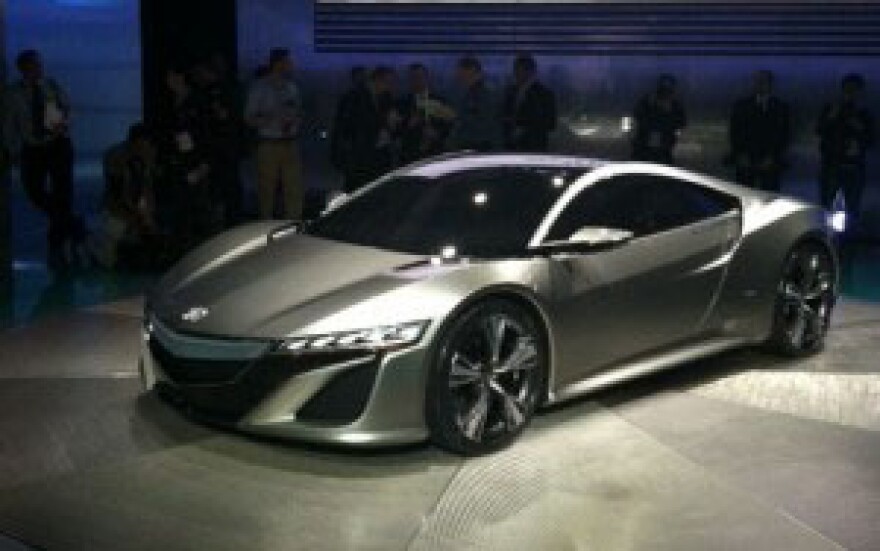 The concept Acura NS-X.