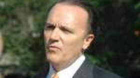 File photo of former HealthSouth Corp. Chief Executive Scrushy arriving at court in Birmingham