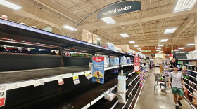 Monroe County grocery stores sold out of bottled water over the weekend.