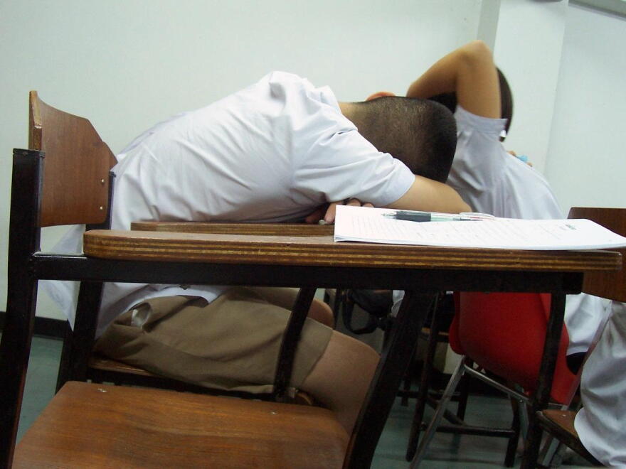 Nearly 90% of high school students report getting less than the 8.5-9+ hours of sleep doctors say they need. (LOVE KRITTAYA/ Creative Commons)