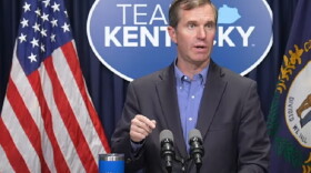 Governor Andy Beshear announcing Saga Spirits' new project in Woodford County