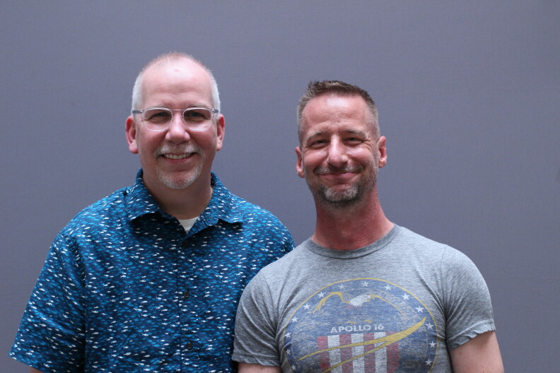 David Pettyjohn, left and Geoffrey Parks, right.