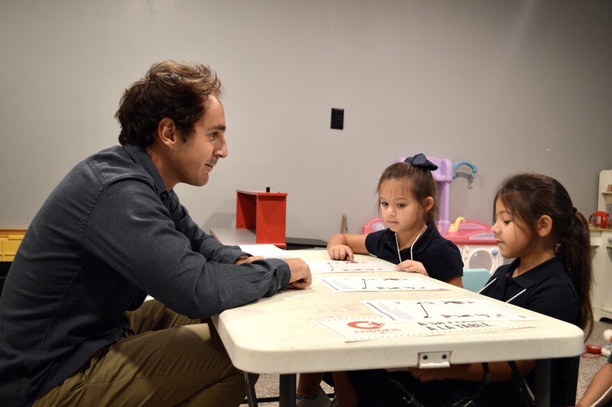 Students in French immersion