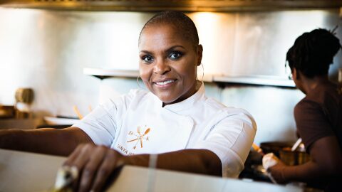 UVA alum Tanya Holland has appeared on Top Chef, the Today Show and many other programs featuring Southern cuisine and soul food.