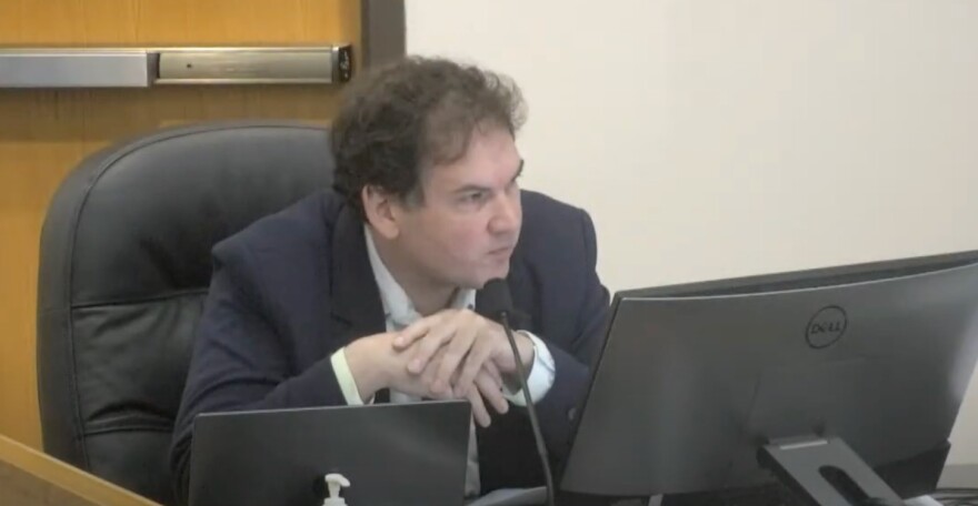 Commissioner Ted Williams voted against both the proposed raise and the allocation of Measure B funds