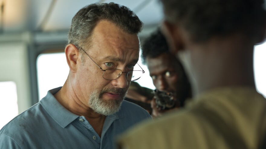 Tom Hanks stars in <em>Captain Phillips, </em>a film that's recently been subject to a "whisper campaign" of pre-Oscars criticism.