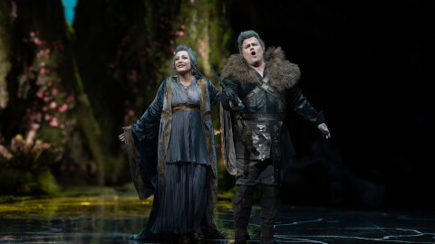 A scene from Wagner's "Die Walküre" from China’s National Centre for the Performing Arts