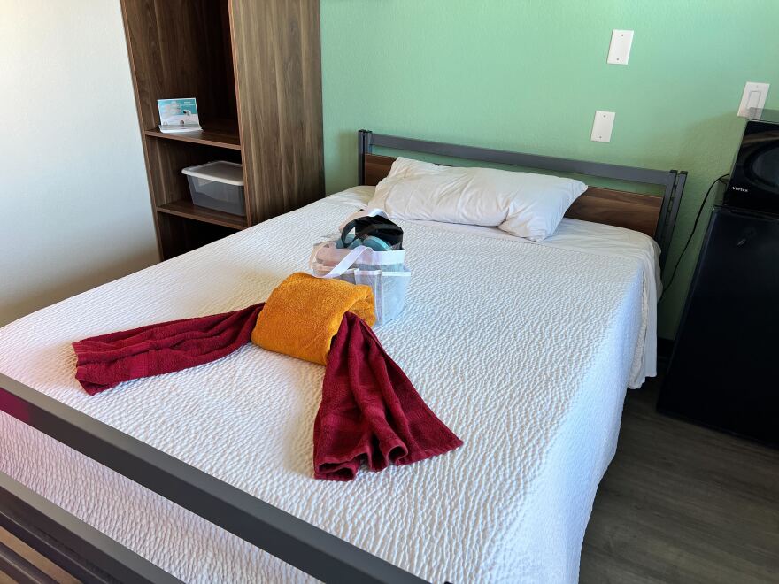 The Haven is an emergency shelter specifically for unhoused people age 55 and older. It officially opened in January 2025.