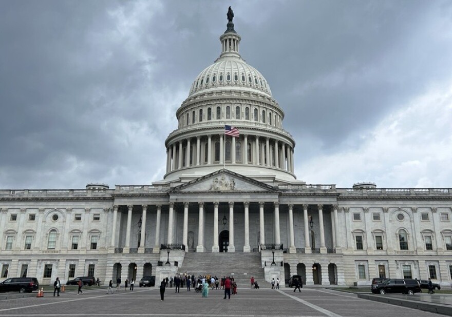 The United States Capitol building.