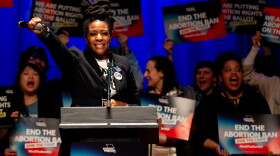 The Rev. Dr. Love Holt kicks off a rally to gather signatures for a Missouri constitutional amendment that would legalize abortion up until fetal viability on Tuesday, Feb. 6, 2024, at The Pageant in St. Louis’ West End neighborhood.
