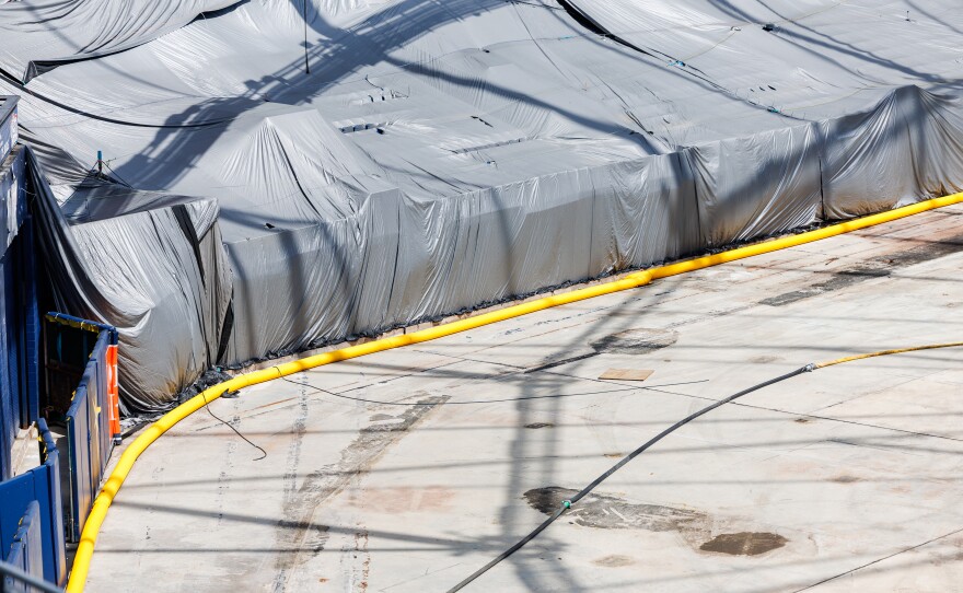 The City of St. Petersburg is working on Tropicana Field to get the stadium ready for the Tampa Bay Rays' 2026 season.