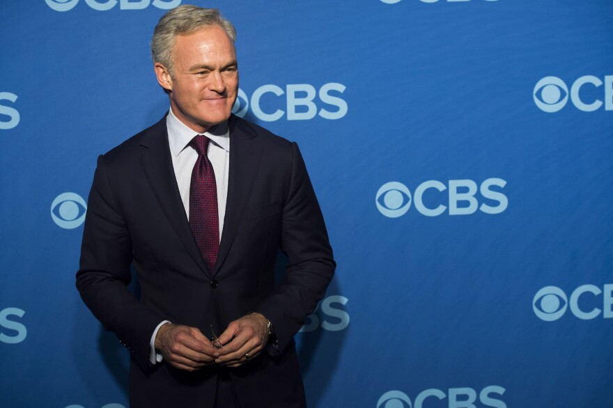 This May 15, 2013 file photo shows Scott Pelley at the CBS Upfront in New York. (Charles Sykes/Invision/AP, File)