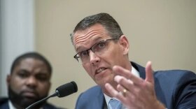 Rep. Randy Feenstra, R-Iowa, speaks during a hearing.