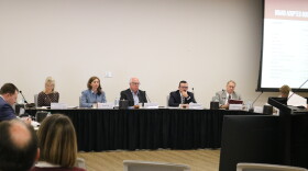 The Eastern Kentucky University Board of Regents met on September 23, 2026 in Powell Hall, including Regent Laura Babbage, Vice President, Compliance and University Counsel Dana Fohl, Regent Chair Michael Eaves, President David McFaddin and Regent Ashley Ward. The board received updates on the enrollment as well as a review of the previous year's budget.