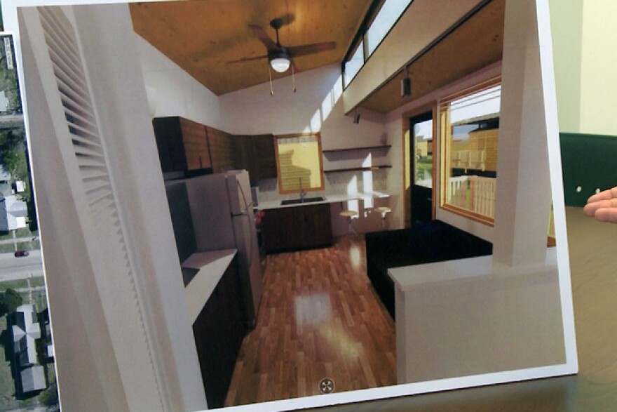 Tiny Homes have a studio layout of about 240 square feet.