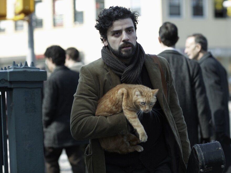 An orange tabby cat co-stars alongside Oscar Isaac in the Coen brothers' <em>Inside Llewyn Davis. </em>"The whole exercise of shooting a cat is pretty nightmarish because they don't care about anything," Ethan Coen says.