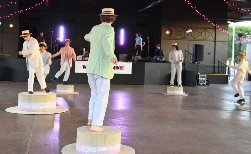 Hijinks from a Mike Casey birthday party where people danced on his boater hat