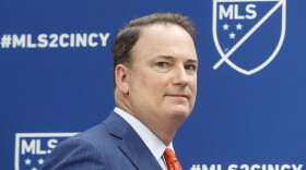 FC Cincinnati General Manager and President Jeff Berding attends an event to announce the addition of FC Cincinnati as a Major League Soccer expansion team in May 2018 at Rhinegeist Brewery.