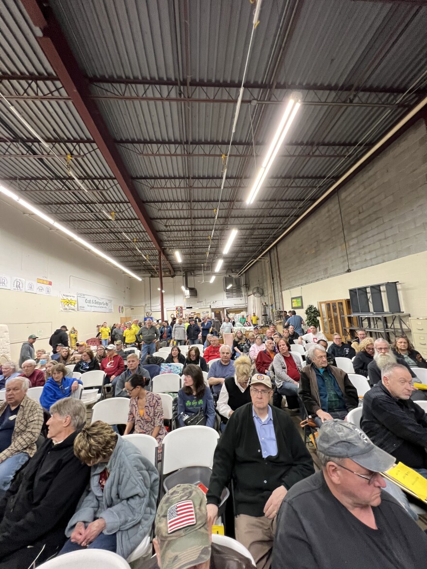 Crowds for live auctions every Thursday evening at Dempsey Auctions in Painesville fill the 7,000-square-foot warehouse.