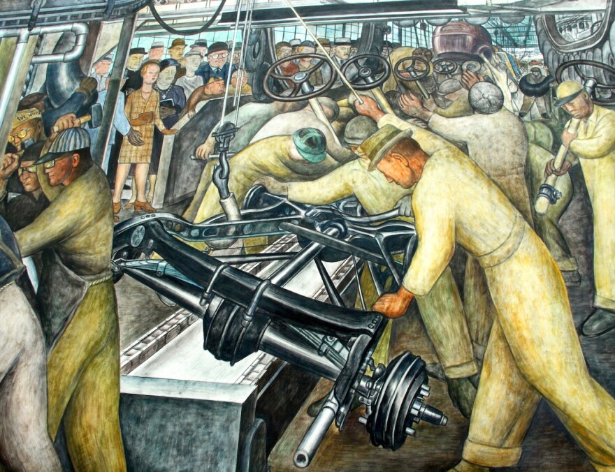 Detroit Diego Rivera Artwork