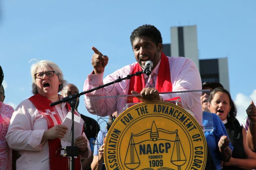 Rev. William Barber, who is now a co-chair of the national Poor People's Campaign.