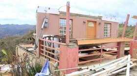 Destroyed home in Puerto Rico. Photo by Representative Amy Mercado