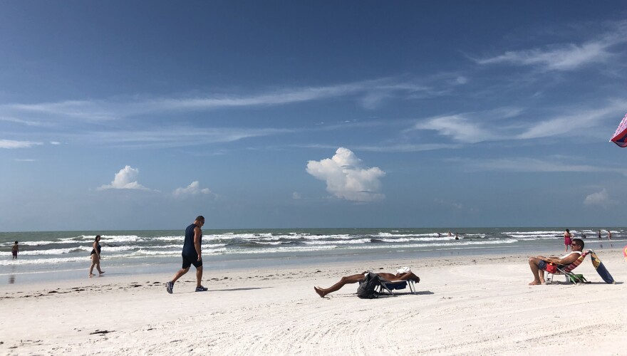 Siesta Key Beach in October of 2019. Jessica Meszaros/WUSF