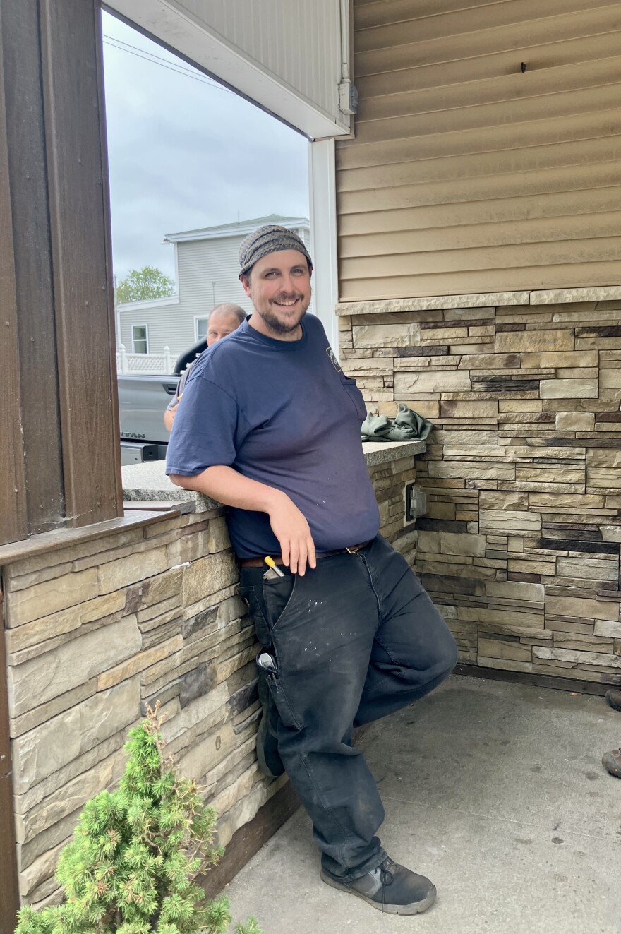 Pipefitter Richard Donovan commutes to BIW from Waterville by car. He says he’d happily ride the bus if there was one that came to his town.