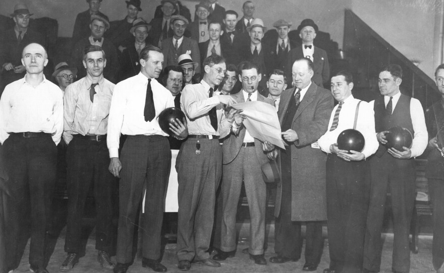 American Bowling Congress employees, seen here at the 1935 ABC Tournament in Syracuse, New York.