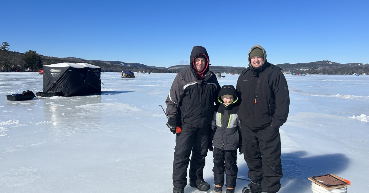 Lake Winnipesaukee ice too thin for fishing derby contestants