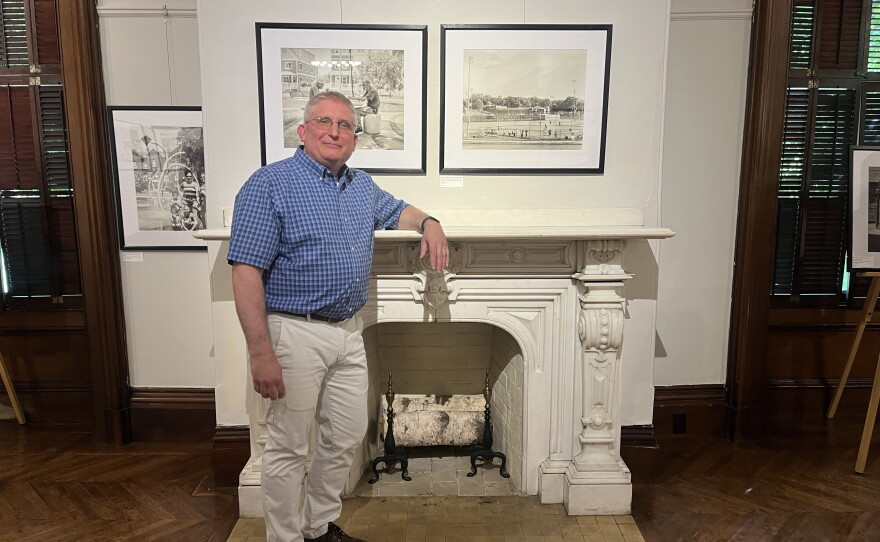 Photographer Charles Abel takes "timeless" pictures of modern-day Holyoke with historic 100-year-old camera for a new exhibit at the Wistariahurst Museum.