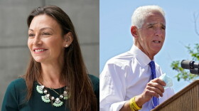  Agriculture Commissioner Nikki Fried (left) and U.S. Congressman Charlie Crist (right) recently held their first debate in the Florida Gubernatorial Primary