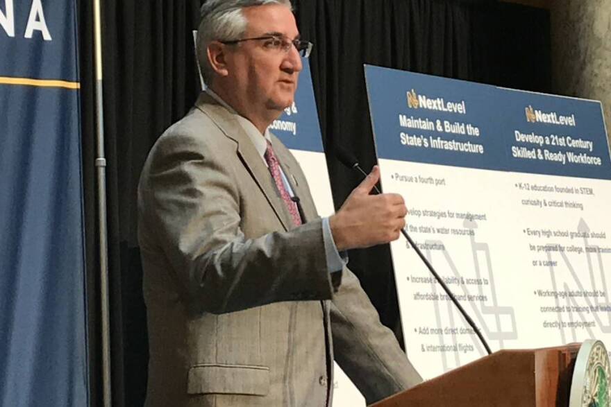 Holcomb says he wants to give lawmakers more time to develop legislation that's expected to change the law regarding the sale and use of CBD.