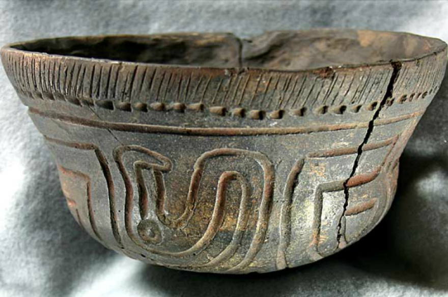 Small Bird Effigy Bowl - 150 B.C. - A.D. 150