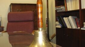 In one part of the BLS offices, a supervisor rings this bell to let employees know that it is officially 8:30 AM.