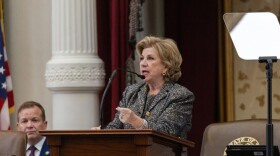 Texas Secretary of State Jane Nelson presides over the Texas House during the opening ceremony of the 89th Texas legislative session at the Capitol in Austin on Jan. 14, 2025.