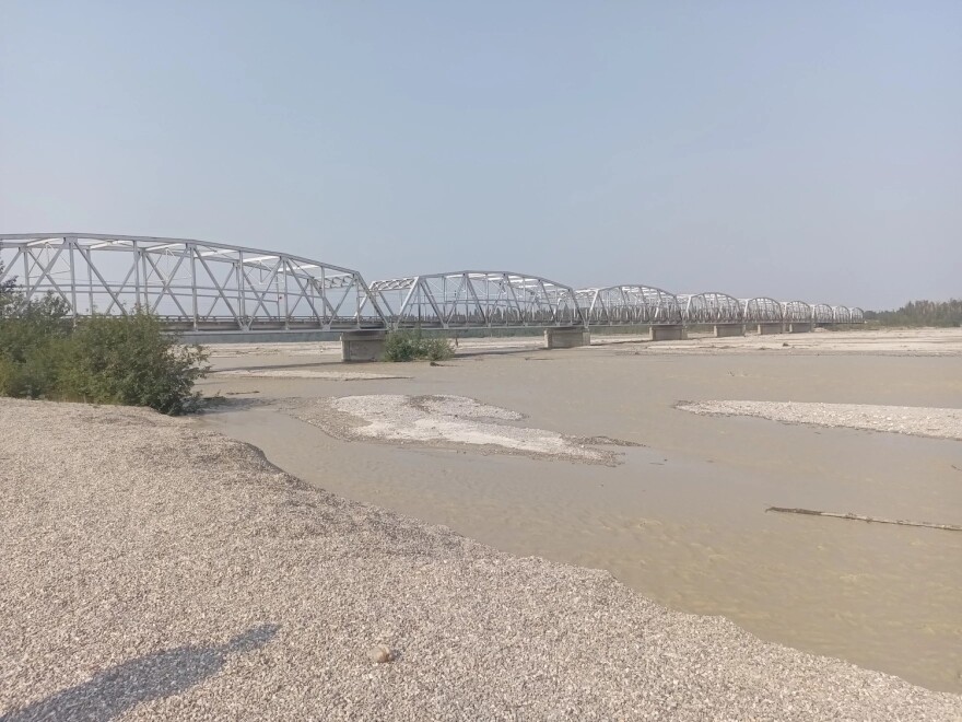 The Gerstle River Bridge near Delta Junction is seen on July 26, 2023.