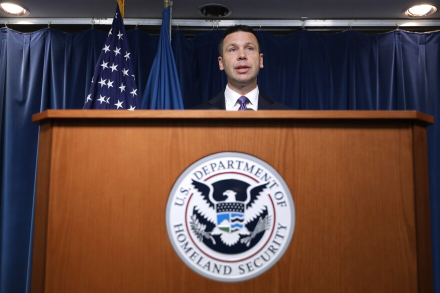 Former Department of Homeland Security Acting Secretary Kevin McAleenan on Aug. 21, 2019. (Chip Somodevilla/Getty Images)