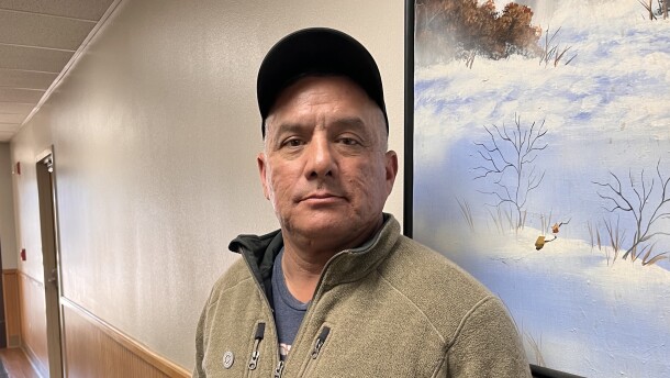 Northern Cheyenne President Gene Small at Tribal headquarters in Lame Deer.