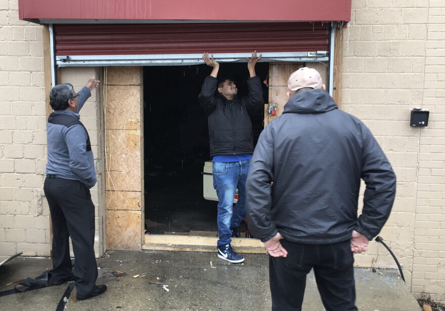 Miami Valley Disaster Relief, The Foodbank, and other local charities recently visited GroceryLane with owner Deep Patel. 