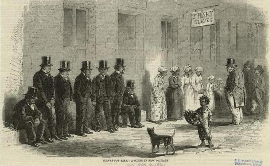 Slaves For Sale: A Scene In New Orleans