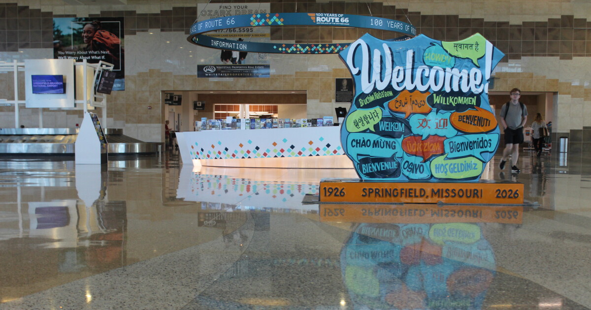 Art returns to the Springfield-Branson National Airport after a year of flooring renovations
