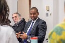 Lieutenant Governor and Gubernatorial Candidate Antonio Delgado speaks with grassroots organizers and community leaders at a round table on Buffalo's East Side on January 14, 2026.