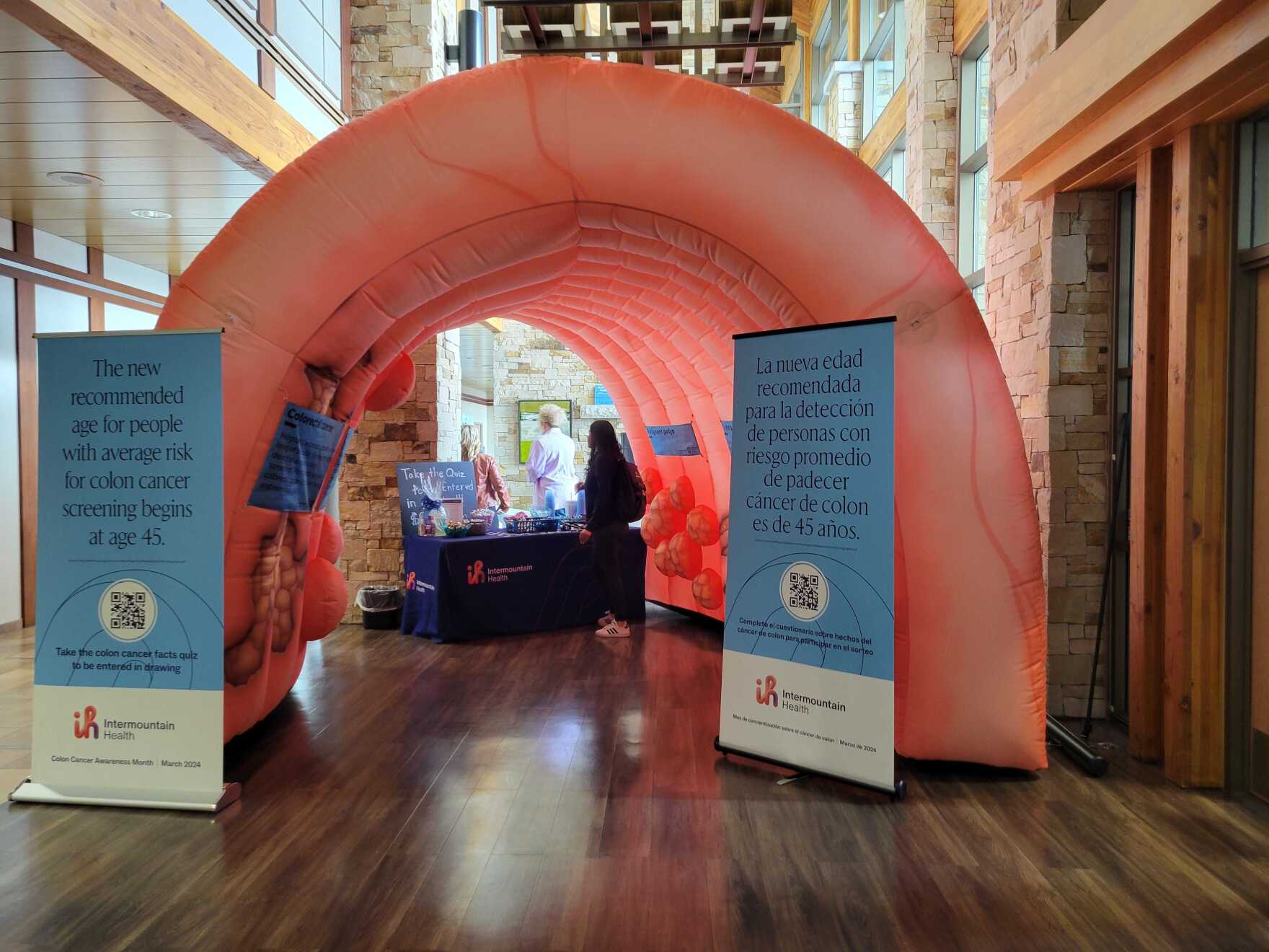 Giant inflatable colon stops in Park City to get to the bottom of colon